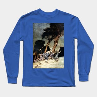 Dissonant Roars - Arthur Rackham Long Sleeve T-Shirt